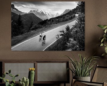 Mont Blanc Bild Natur Berge Modern Design Leinwand  Poster XXL 120 cm*80 cm 685 