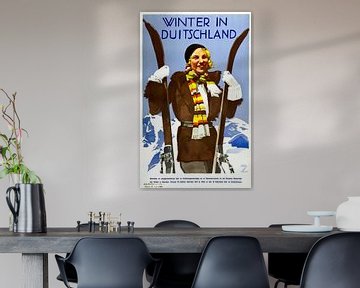 Poster Winter in Deutschland