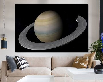 3D Render of the planet Saturn