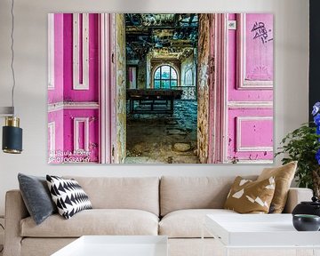 Chateau Pink by Anjolie Deguelle