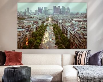 Parijs van bovenaf van BTF Fotografie