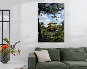 Temple doré de Kyoto Japon - Kinkaku-ji - Jardin bouddhiste Zen sur Vincent Cornelissen