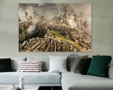 Machu Picchu, ancient Inca city, Peru by Frans Lemmens