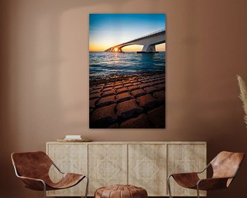 Elementary (sunrise at Zeelandbrug) by Thom Brouwer