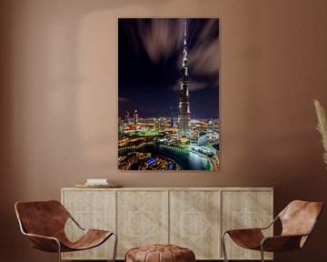 Burj Khalifa 's nachts van Tilo Grellmann | Photography