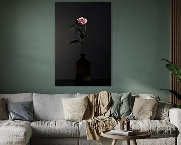 Still life with flowers - Dark Matter 2 by Geert Smits