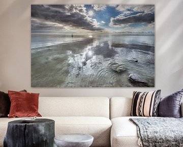 Het IJsselmeer op een windstille zomerdag van Harrie Muis