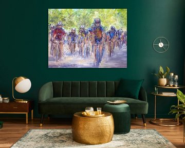 Wielrenners onder de platanen, Tour de France