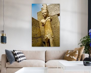 Karnak Pharaoh - analogue photography! by Tom River Art