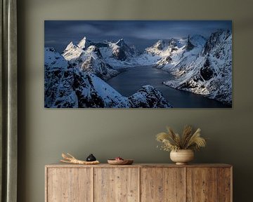 Panorama of Kjerkfjorden by Wojciech Kruczynski