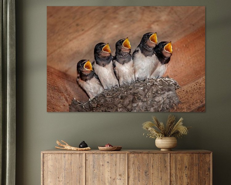 Example of the artwork in a room