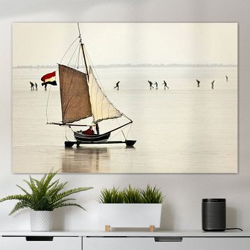 IJszeilen bij Monnickendam