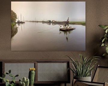 Handbetriebene Fähre in Haerst