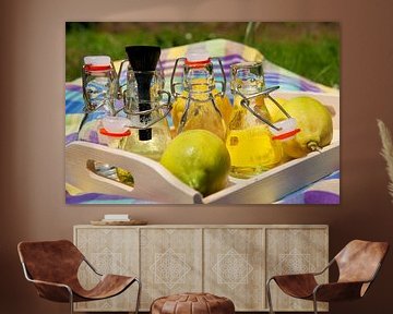 Huisgemaakte limonade van citroenen van Ivonne Wierink