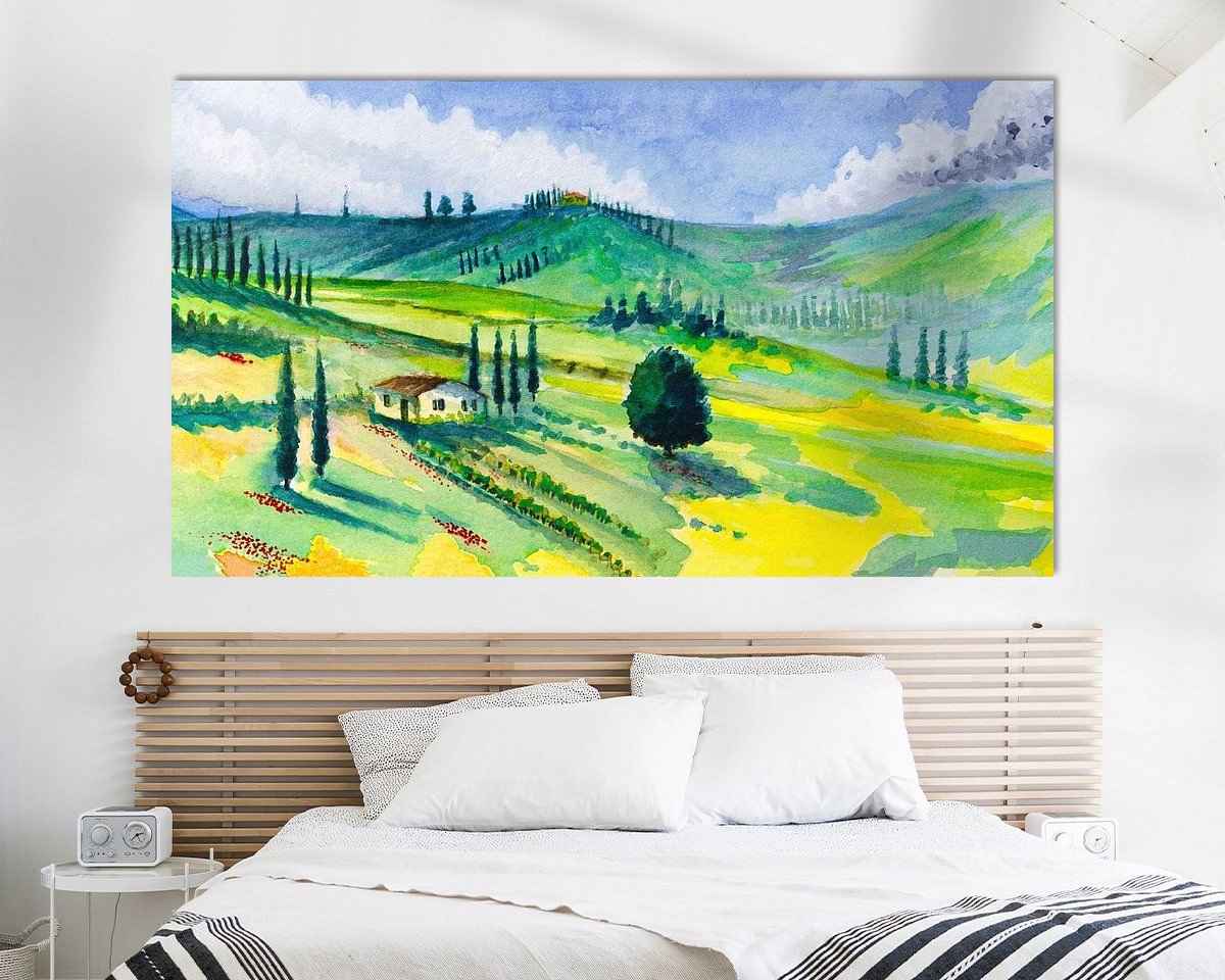 Example of the artwork in a room