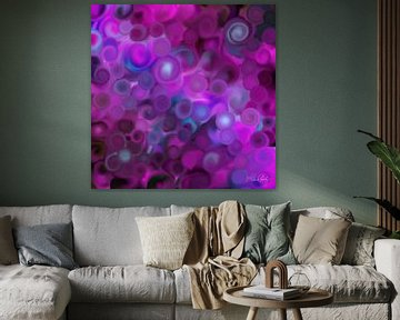 Abstrakte Kunst - Purple Dreams von Patricia Piotrak