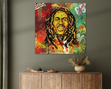 Bob Marley von Rene Ladenius Digital Art