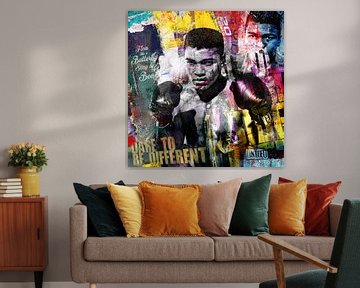 Muhammad Ali van Rene Ladenius Digital Art