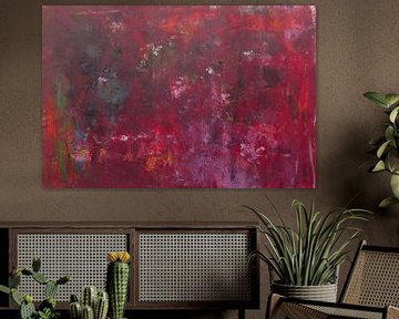 Abstract Art - Rust Red by Patricia Piotrak