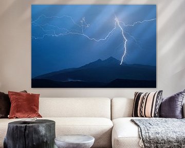 Orages dans les Alpes sur Hidde Hageman