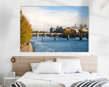 River the Seine in the French capitol Paris by Ivonne Wierink