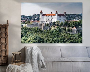 Het kasteel van Bratislava in Slowakije van Gunter Kirsch