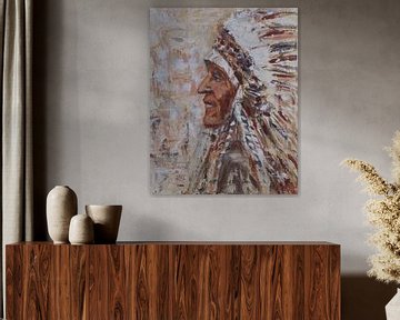 Indiaan, The Chief van Mieke Daenen
