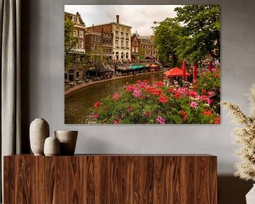 Utrecht Oudegracht on a beautiful day by Marjolein van Middelkoop