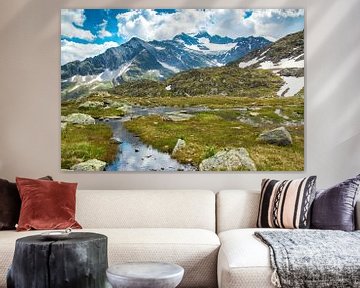 Sustenpass landscape in Switzerland van Ilya Korzelius