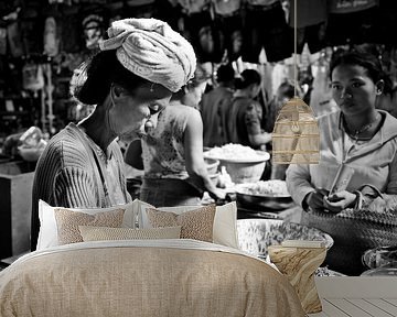 Market in Sidemen by Bibi Veth