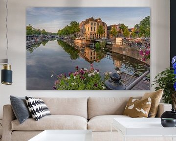 Leiden at sunrise by Carla Matthee