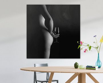 Zeit für Wein... schwarz-weiß von Leo van Valkenburg