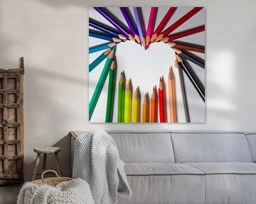 Colorful love sur Jelina de Klerk