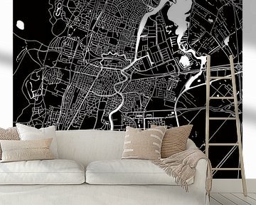 Haarlem | City Map BlackWhite