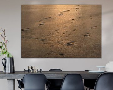 Traces in the sand by MSP Canvas