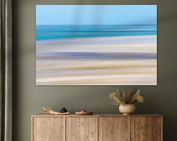 Pastel Sea and Sand van Paula van den Akker