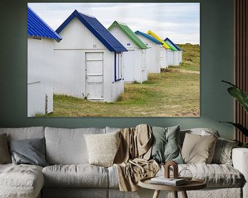 Beach cottages by Henk Elshout