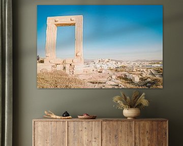 De Tempel van Apollo op het eiland Naxos (Griekenland) van Daphne Groeneveld