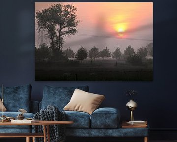 Sonnenaufgang mit Nebel