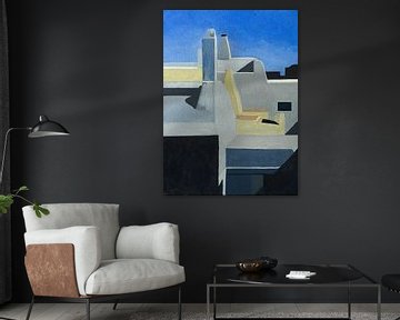 Daken van Santorini Gr. van Antonie van Gelder Beeldend kunstenaar