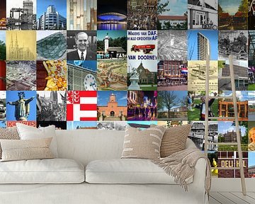 Alles aus Eindhoven - Collage aus typischen Bildern der Stadt und der Geschichte von Roger VDB