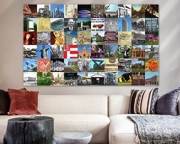 Alles aus Eindhoven - Collage aus typischen Bildern der Stadt und der Geschichte
