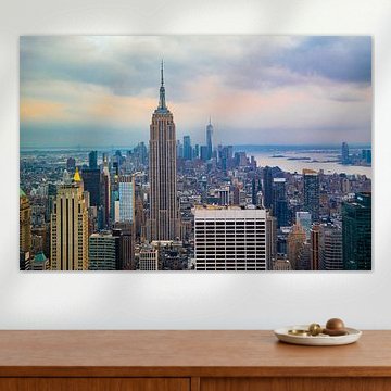 New York City au coucher du soleil