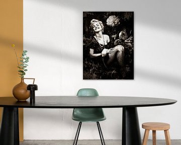 Marilyn Monroe Industrial Black&Weiß von Helga fotosvanhelga