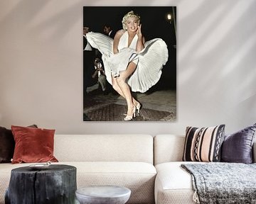 Marilyn Monroe in "The Seven Year Itch" van Colourful History