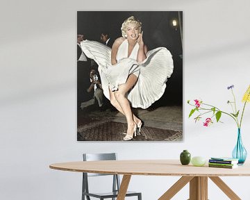 Marilyn Monroe in "Das siebenjährige Jucken" von Colourful History