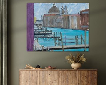 Kanaal van Venetië. van Antonie van Gelder Beeldend kunstenaar