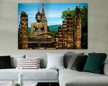 Boeddha, Sukothai (Thailand) van Olivier Van Acker