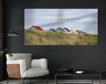 Ferienhäuser am Strand Normandie von Henk Elshout