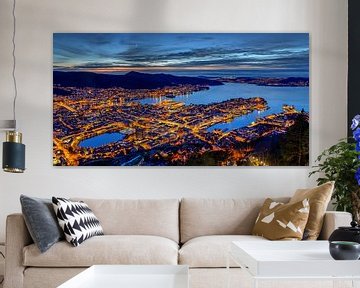 View of Bergen, Norway by Adelheid Smitt